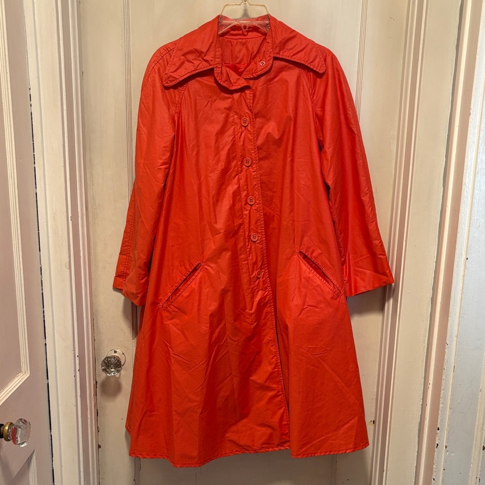 Vintage Sears Roebuck and Co Sharp Collar Dress Trench Coat